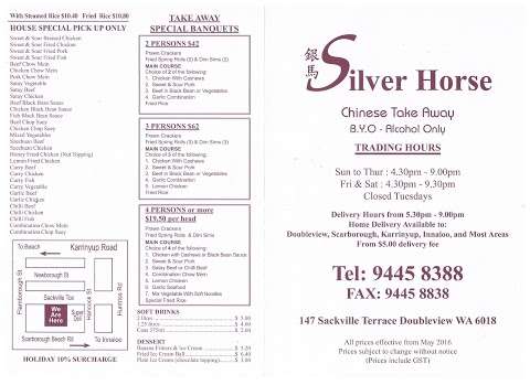 Photo: Silver Horse Chinese Takeaway